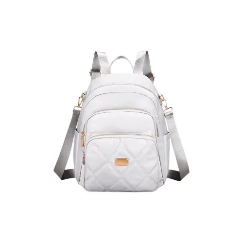 Yalu Oxford Backpack Regular Women's Silver/Black/Pink/Violet/Apricot