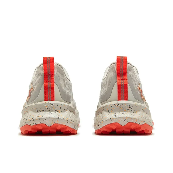361° Anti Slip And Wear Resistant Breathable Low Top Running Shoes Men's Gray Orange-3