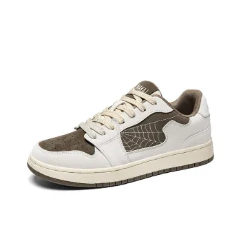 NAKAJ Slip Resistant Cushioning Abrasion Resistant Low Top Skateboard Shoes Men's