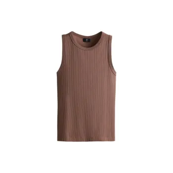 H&M Tank Tops Men's Light Brown