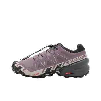 SALOMON Speedcross 6 Anti Slip Wear Resistant Low Top Outdoor Shoes Unisex Purple