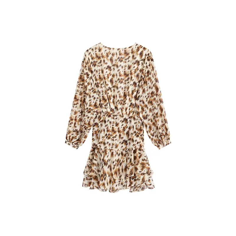 DGMZ Long Sleeved Dresses Women's Floral-1