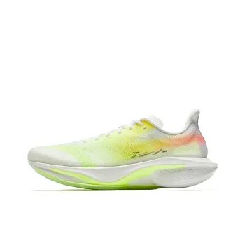 Anta Cushioning Rebound Wear Resistant Low Top Nitrogen Technology Training Running Shoes Men's White Yellow