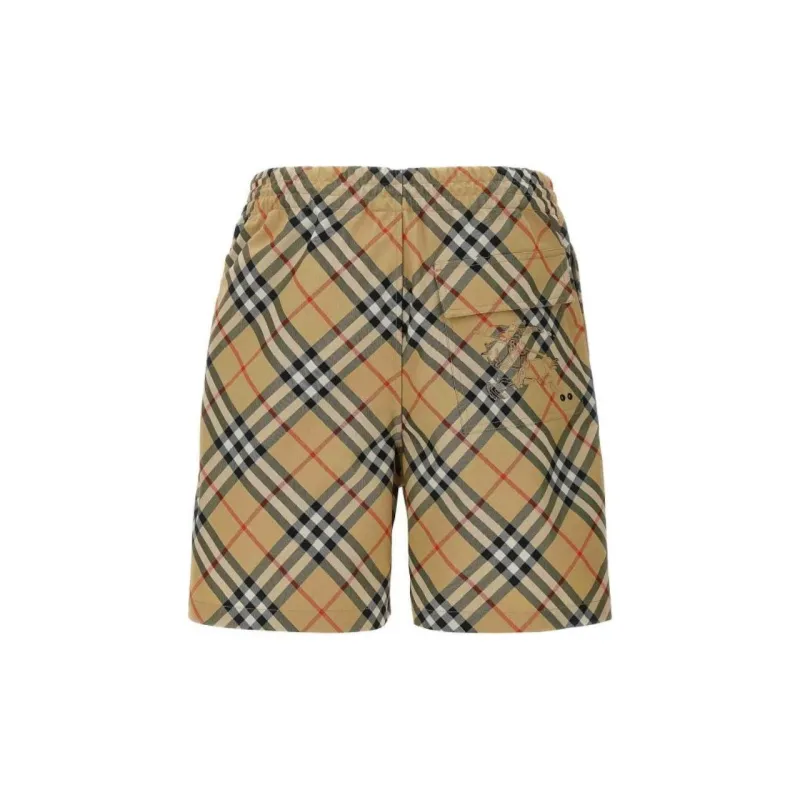 Burberry Check Printed Bermuda Shorts-1