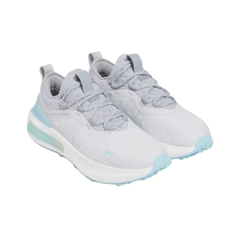 Under Armour HOVR Phantom Anti Slip Wear Resistant Low Top Golf Shoes Women's Gray-1