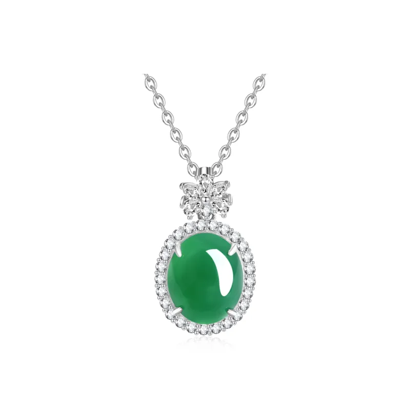 Di Su Xing Chalcedony Necklaces Women's-0