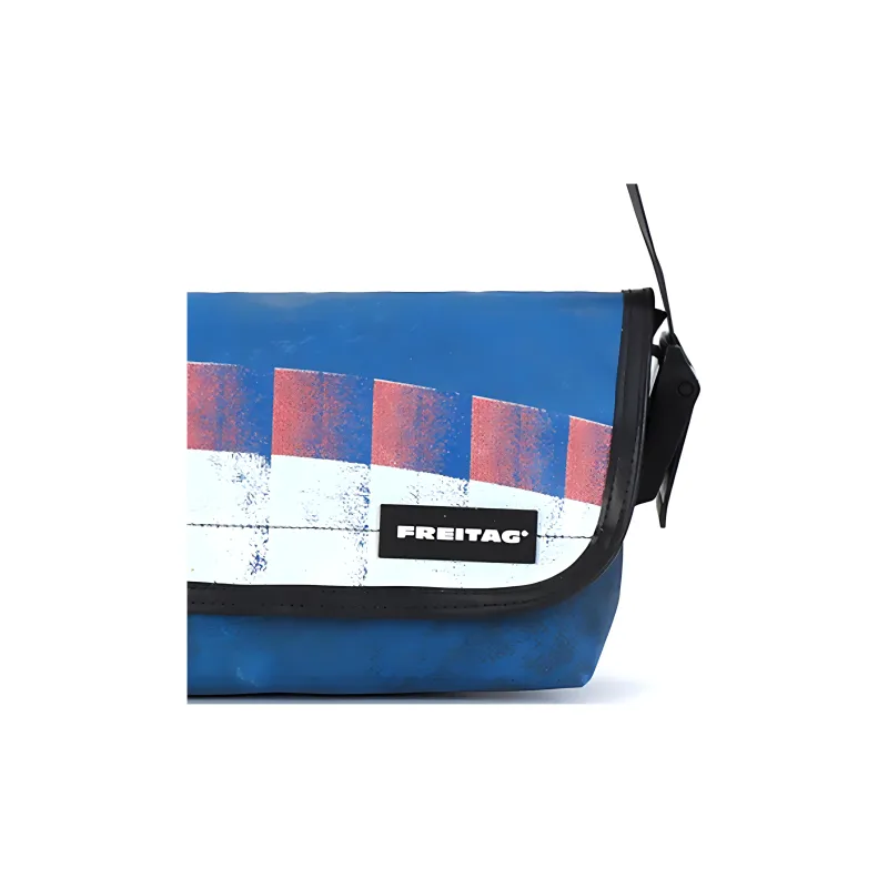 FREITAG PVC Messenger Bag Shoulder Bag Crossbody Bag Medium Size Unisex Blue-4