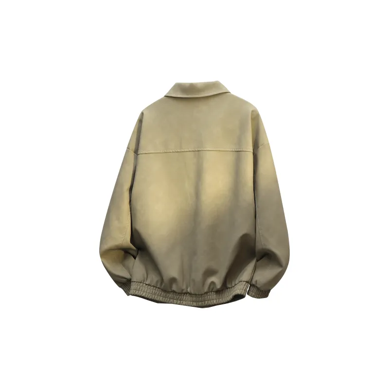 LIVINGTOWN Leather Jacket Unisex-3