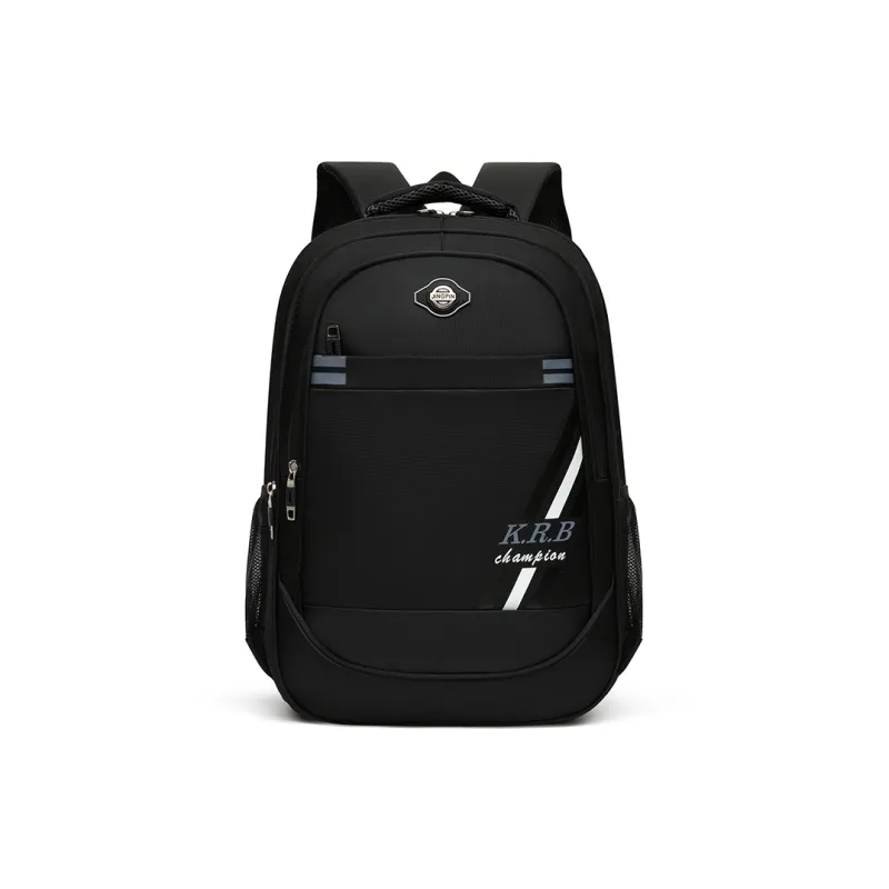 MingLu Oxford Backpack Regular Unisex Black-11