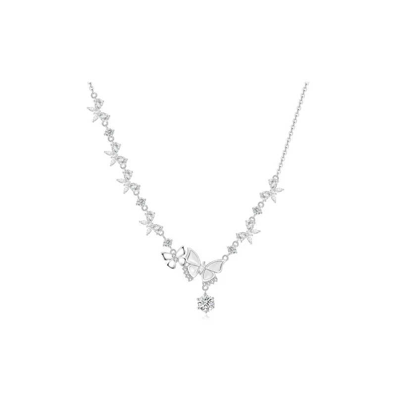 MOLADY S925 Silver Necklaces Women's-0