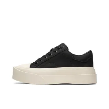 ESTEE GEEA Coverage Anti Slip And Wear Resistant Lightweight Height Increasing Low Top Skateboard Shoes Unisex Black