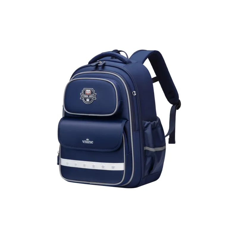 V.NINE Fabric Student Bag Regular Dream Pink/Starry Blue-3