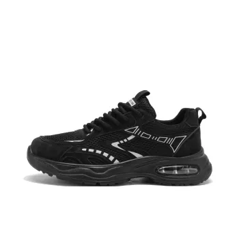 QINBU Cushioned Slip Resistant Abrasion Resistant Low Top Casual Running Shoes Men's