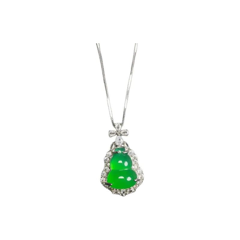 JUNWEN Chalcedony Necklaces Women's-0