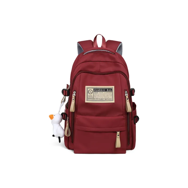 VINEY Fabric Backpack Large Size Unisex Multicolor-2