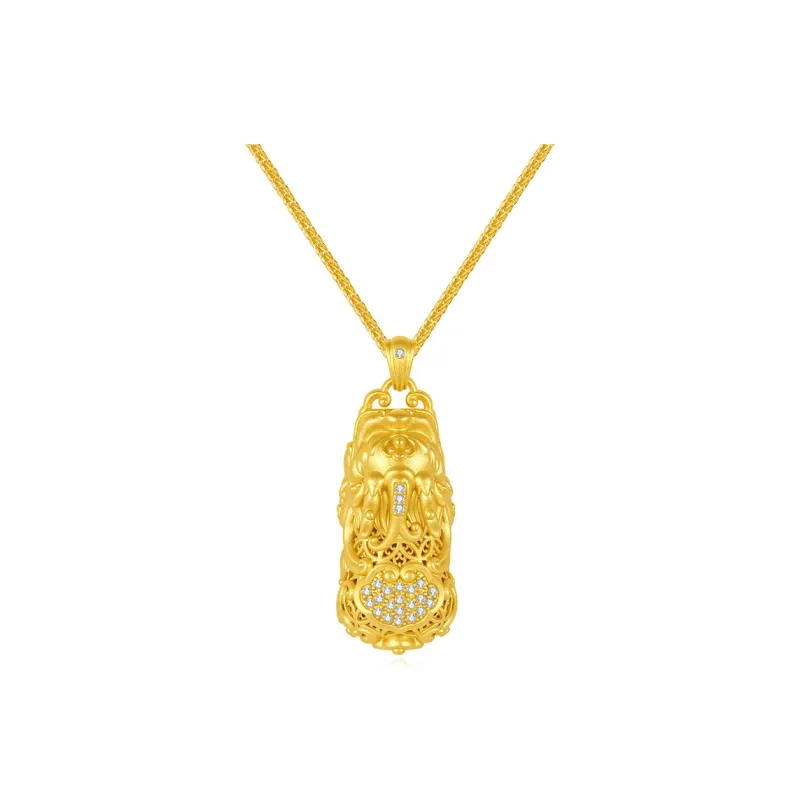 SHENGYALUO 999 Fine Silver Necklaces Women's-0
