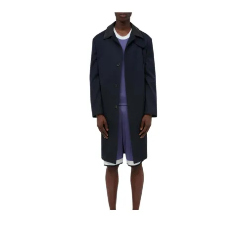 WALES BONNER Coats Unisex Dark Blue