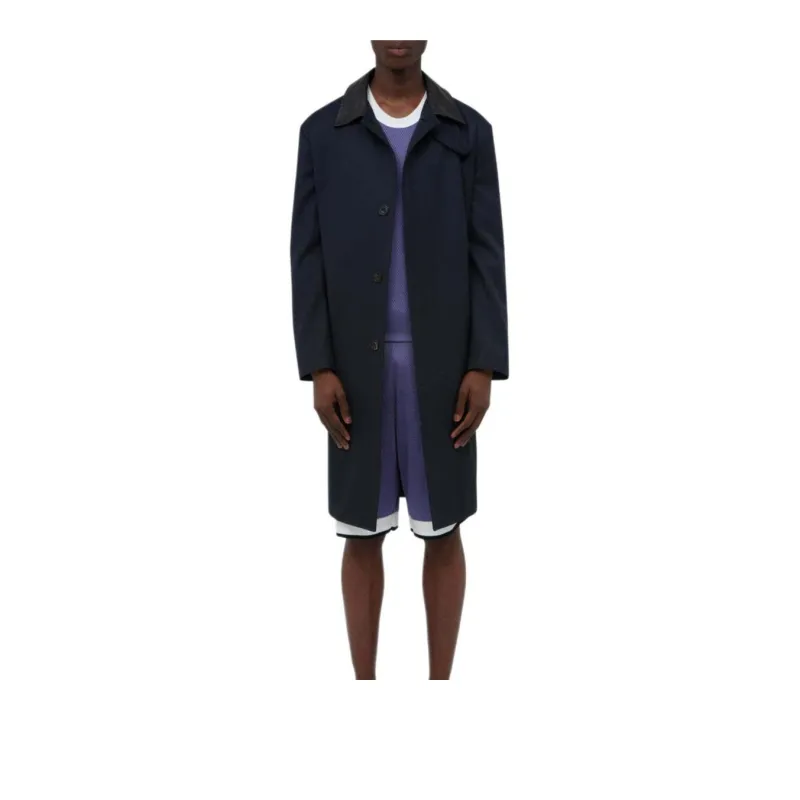 WALES BONNER Coats Unisex Dark Blue-0