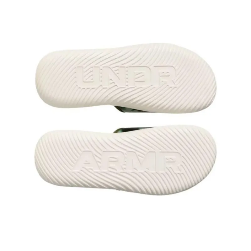 Under Armour Slip Resistant Abrasion Resistant Slide Slippers Men's Green-3