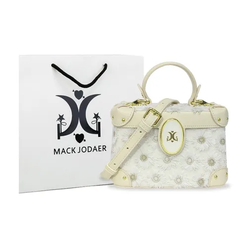 MACK JODAER Microfiber Synthetic Leather Box Bag Handbags Women's Small Daisy