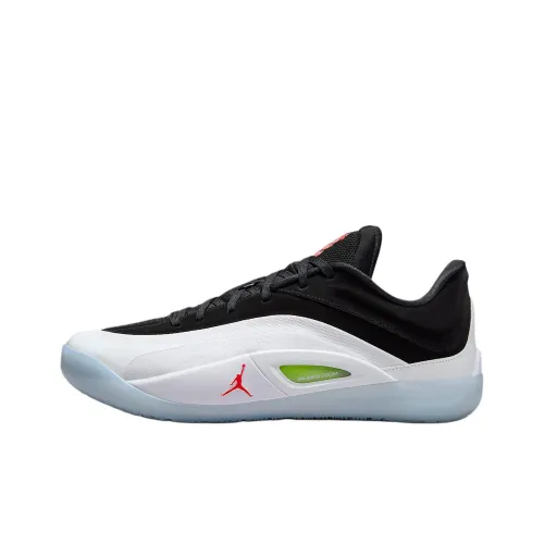 Nike Anti-Slip Wear-Resistant Low-Top Basketball Shoes Unisex White Black
