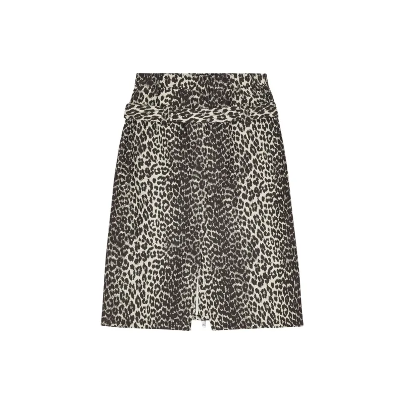 GANNI Leopard print Skirt-1