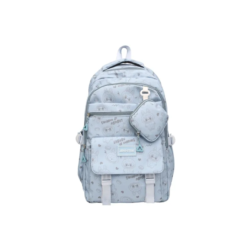 Yalu Nylon Backpack Unisex Multicolor-24