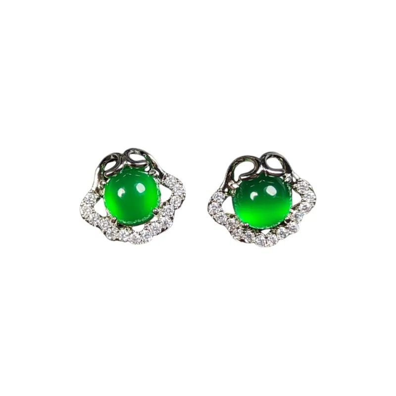 Grace Chalcedony Stud Earrings Women's-0