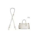 [Leather Strap]White Crossbody Bag, Adjustable 90-120cm