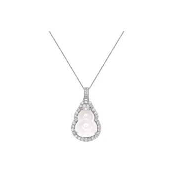 JUNWEN Chalcedony Necklaces Women's