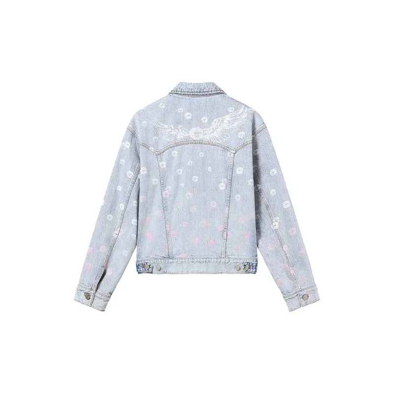 Miss Sixty Cropped Coats Women's Light Blue-1