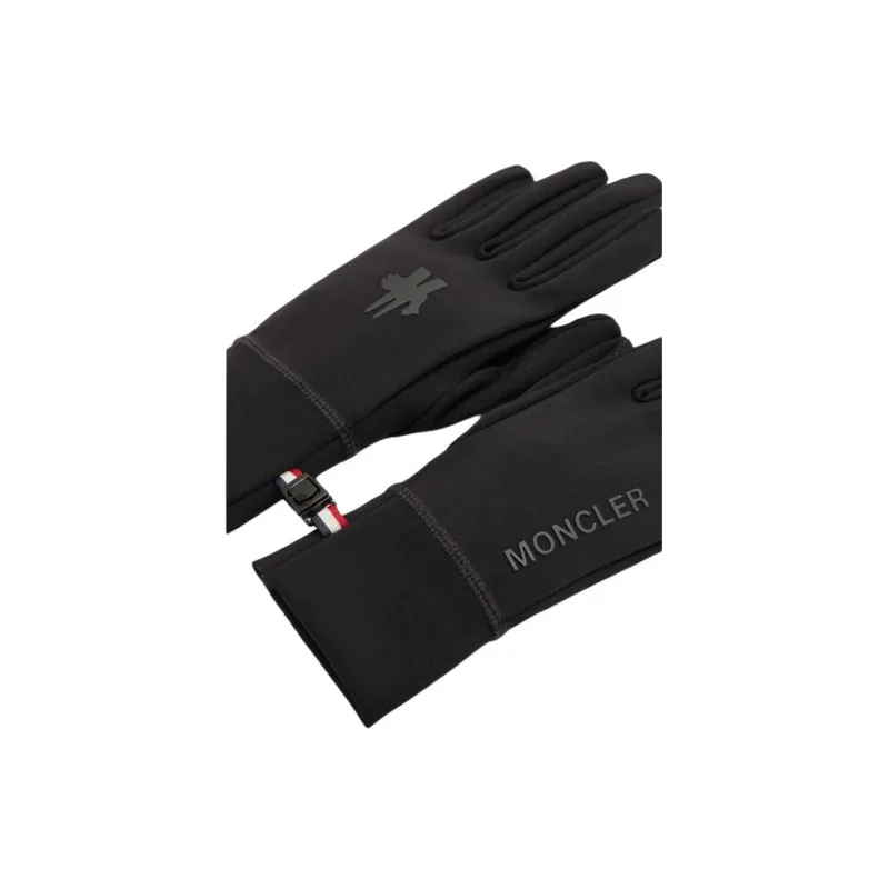 Moncler Polyamide, Nylon, Elastane Gloves Women's Black-2