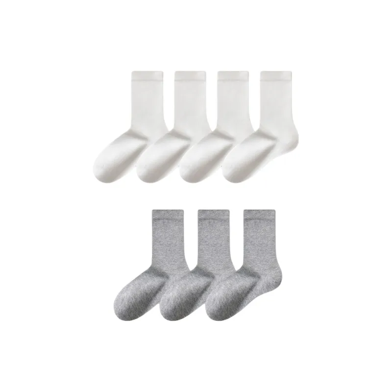 Temooues Mid-Calf Socks Women's Combo Set-24