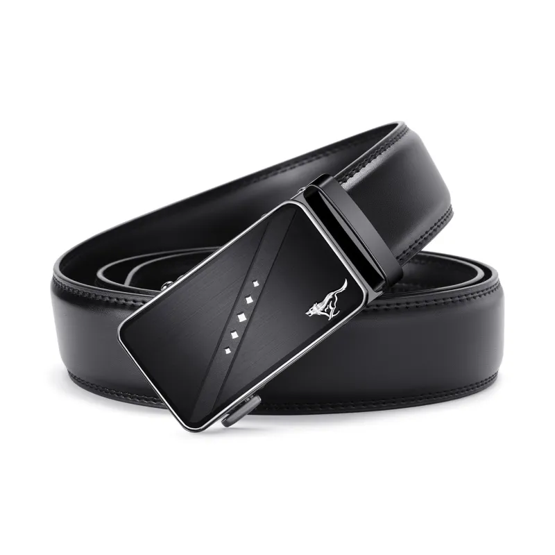 SEPTWOLVES Cow Split Leather Leather Belts Men's Width: 3.5cm-1