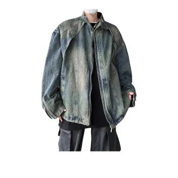 K411 Denim Jackets Unisex Blue