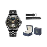 Black Warrior[Includes: Exclusive Box+Leather Strap]