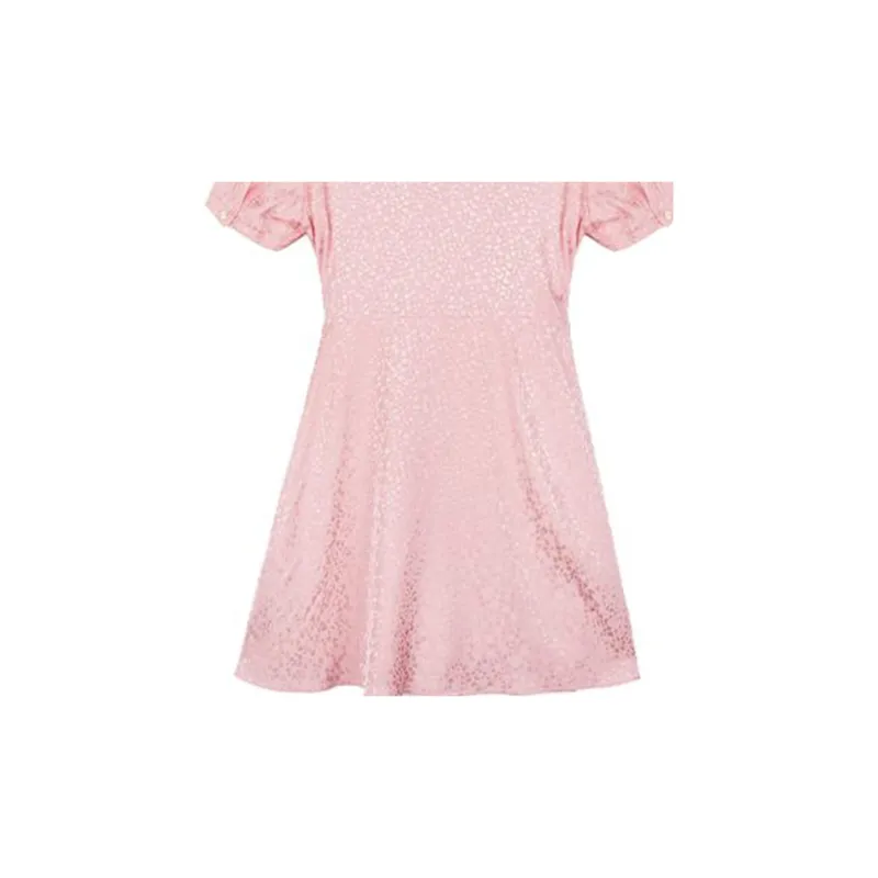 COACH Short Sleeved Dresses Women's Pink-4