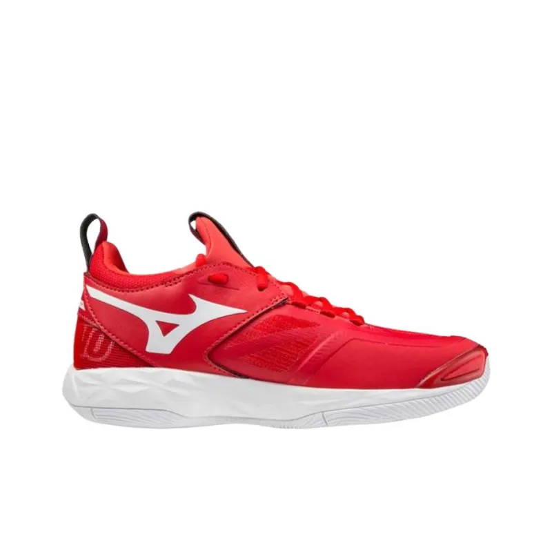 Mizuno Wave Momentum 2 Low-Top Training Shoes Women's Red White-1