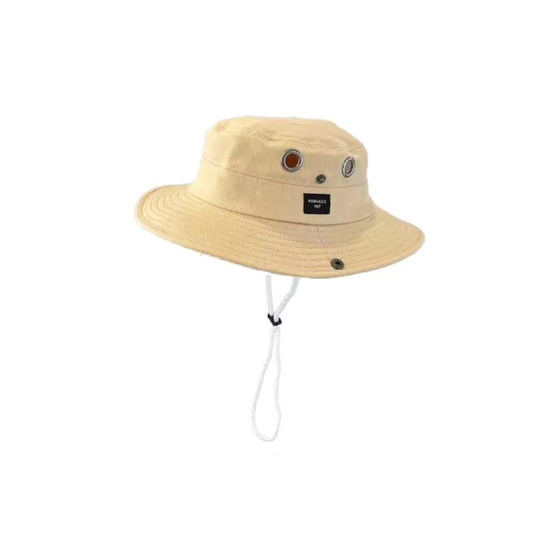 DZP Cotton-Linen Blend Bucket Hats Unisex-4