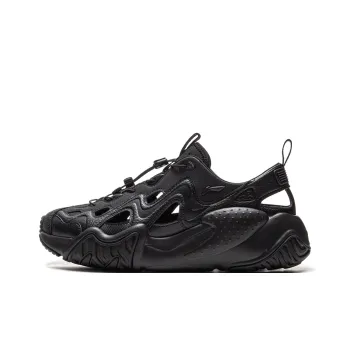 LiNing Cat Claw Breathable Height Increasing River Trekking Shoes Men's Night Black