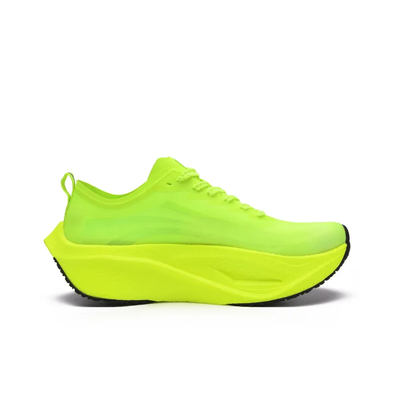 A.KNACKFUSS Cushioned Slip Resistant Abrasion Resistant Breathable Low Top Running Shoes Unisex Neon Green-4