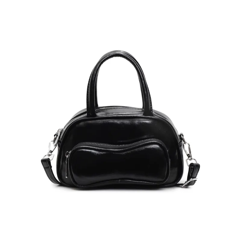 Yalu PU Shoulder Bag Crossbody Bag Handbag Regular Women's Black/Ecru/Burgundy/Blue/Pink-1