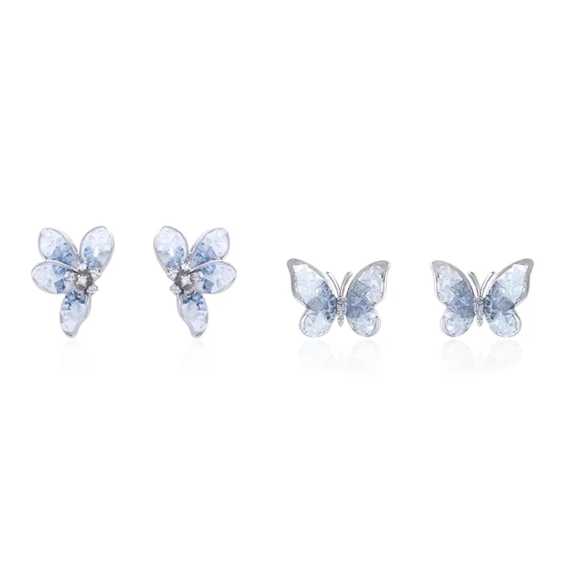 Shiban Crystal Earrings Women's-4