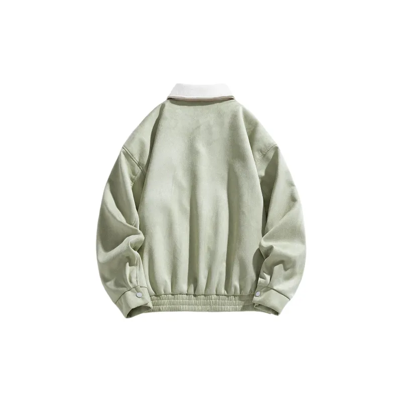 Yalu Jackets Coats Unisex Moss Green-1