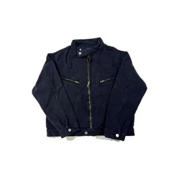 SOCKKEY Denim Jacket Unisex Black