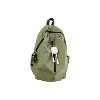 FREEHIKE Nylon Fabric Backpack Regular Unisex Ecru/Green/Red Black