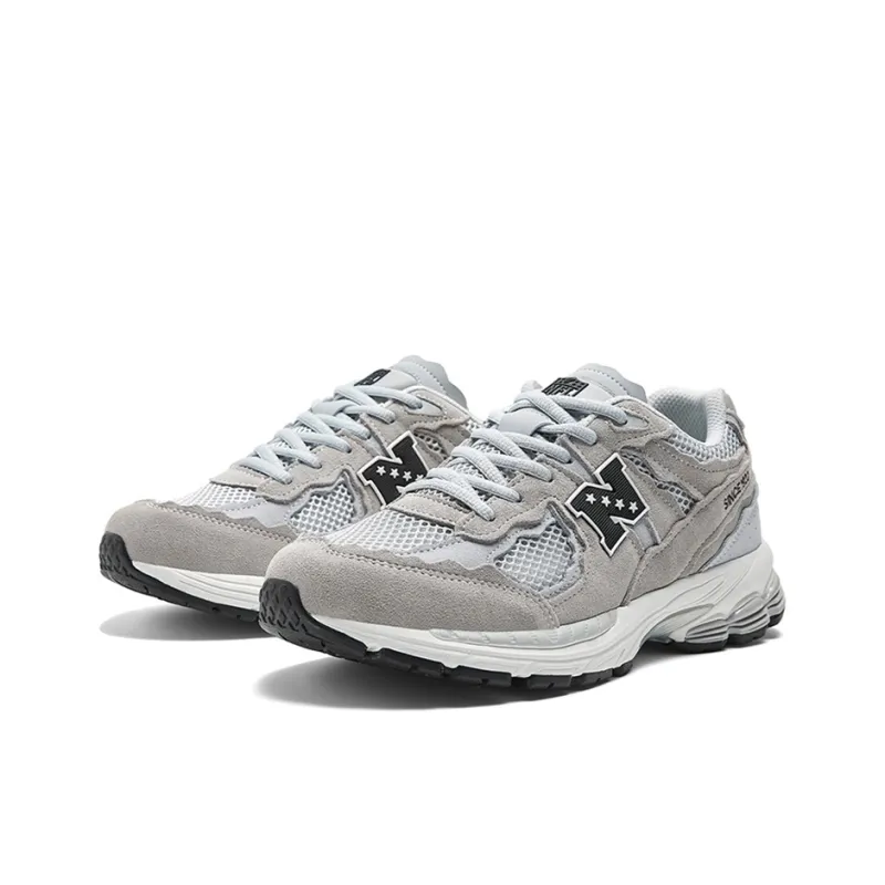 NFL Guoli N Series Cushioned Wear-Resistant Coverage Low-Top Running Shoes Unisex Light Gray-2