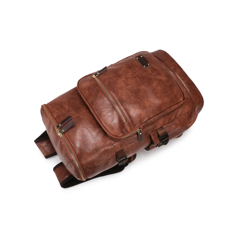 MingLu PU Backpack Unisex Multicolor-4