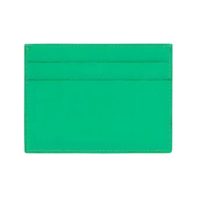 Balenciaga Cash Cow Leather Card Clip Card Holder Unisex Bright Green-1