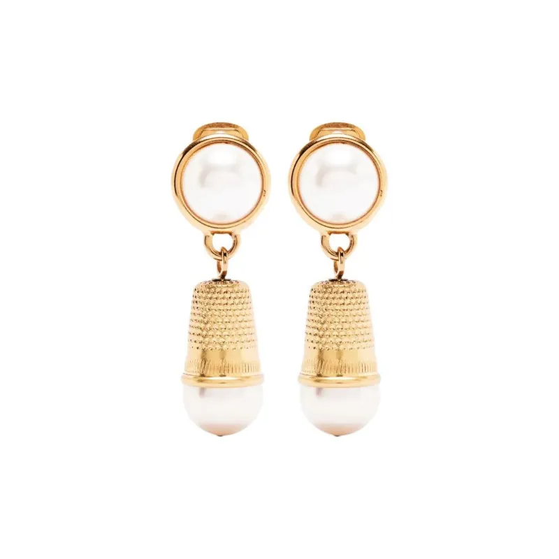 MOSCHINO Thimble Clip on Earrings-0